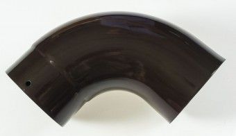 Bertrams braun emaillierter Ofenrohr- bogen 120 mm 90°, High-Quality-Line 