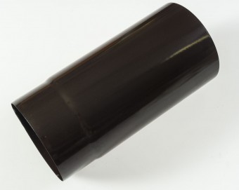 Bertrams braun emailliertes Ofenrohr 130 mm, 0,75 mtr., High-Quality-Line 
