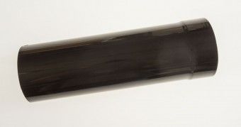 Bertrams braun emaillierter Anschluss- stutzen 120 mm, 400 mm, Gegenstück zu 