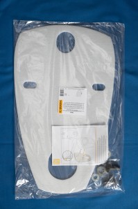 OHA Schallschutzset 7454, für Urinale 380x630 mm, Striefenform, 4 mm 