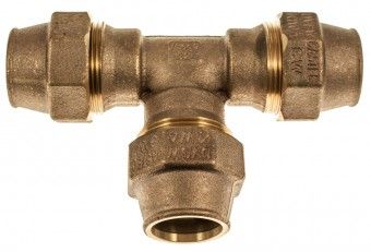 VIEGA Maxiplex T-Stück 9051, 276133, 32x32x32 mm, alle 3 Seiten zum klemmen 