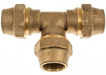 VIEGA Maxiplex T-Stück 9051, 277932, 50x50x50 mm, alle 3 Seiten zum klemmen 