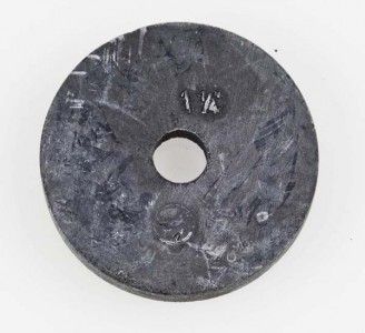OHA® Qualitäts Wasserhahnscheiben 3570 mit Loch, Größe 70 mm 2 1/2", Stärke 7mm 