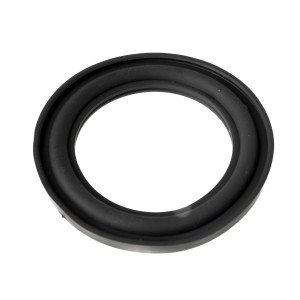 Halbrunddichtung 1 1/2" für Ablaufventil 50 x 70 mm, schwarz 