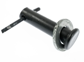 Bolzen mit Splint für die Befestigung der Kolbenstange am Kolben 