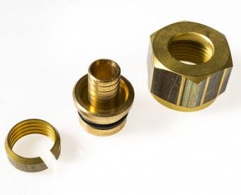 VIEGA SANFIX Anschlussverschraubung 100988, Modell Nr. 2019, 16 mm 