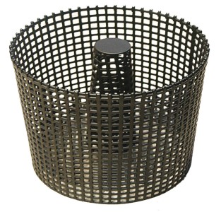 LIENBACHER Pelletkorb 21.02.466.2 schwarz, Höhe 24 cm, Durchmesser 17,5 cm 