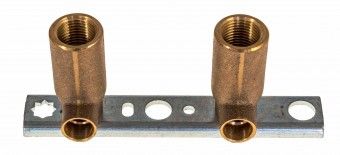 VIEGA Montageeinheit Gemini 117740 15 x 1/2" bestehend aus 2 Rotguss Winkel 