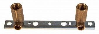 VIEGA Montageeinheit Gemini 124892 15 x 1/2' bestehend aus 2 Rotguss Winkel 
