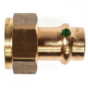 VIEGA Sanpress Pumpenverschraubg. 265663 15x3/4" IG, Pressanschluss, G Gewinde 