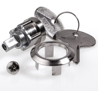Hekna System 30 Zylindereinsatz vernickelt, 402.402.W9.11G, mit 2 