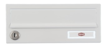 RENZ Briefkastentüre 81-1-22035 260x110 ALU-Klappe 230x33, RAL9016 Verkehrsweiss 