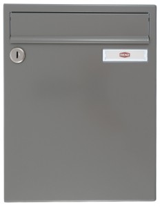 RENZ Briefkastentüre 81-1-22047 260x330 ALU-Klappe 230x33, RAL9007 Graualuminium 