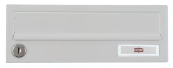 RENZ Briefkastentüre 81-1-22001 300x110 ALU-Klappe 265x33, RAL9016 Verkehrsweiss 