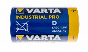 VARTA Industrial Pro Alkaline Batterie 1,5 V, Monozelle D, LR20 