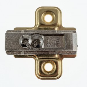 MEPLA Flügelmontageplatte SKS Stärke 2mm 314.463.62.0218 Oberteil vernickelt, 
