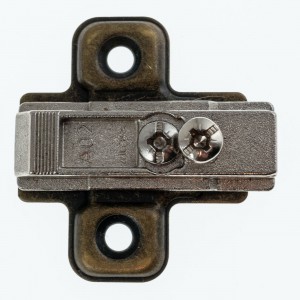 MEPLA Flügelmontageplatte SKS Stärke 2mm 314.463.62.0219 Oberteil vernickelt, 