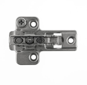 MEPLA Clip Flügelmontageplatten "Spax" 314.493.71.0215, Stärke 2, vernickelt, 