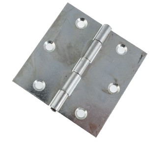 Eisen verzinktes gerolltes Scharnier käntig, 60 mm hoch, 60 mm breit 