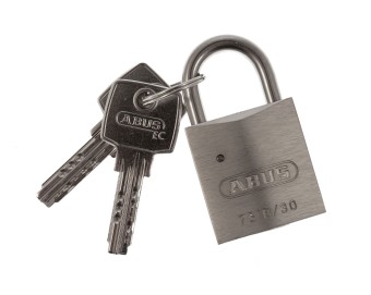 ABUS Messing Hangschloss 75 I.B. 30 mit 2 Schlüsseln