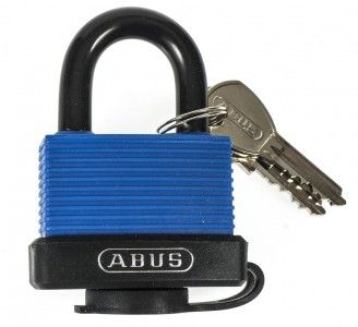 ABUS Hangschloss Aquasafe 70 i.B. 45 Aquasafe, blau 