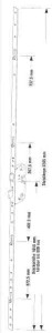 GU Mehrfachverriegelung Secury R4, 92 mm Entfernung, 45 mm Dorn, 16 mm Flachstulp 