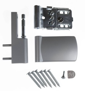 Schüring m-tec III S Haustürband 2590105 16,5 mm Aufdeckhöhe, silber, mit 