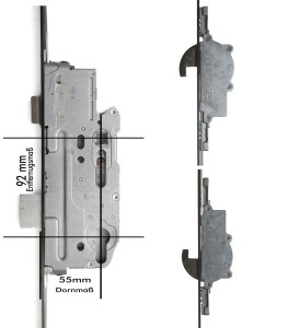 Schüring Mehrfachverriegelung ZV 550 P 1940106, 92 mm Entfernung, 55 mm Dorn 