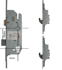 Schüring Mehrfachverriegelung ZV 550 P 2040106, 92 mm Entfernung, 55 mm Dorn 