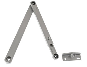 BKS Normalgestänge zu OTS 536 silbergarbig, K-17922-04-0-1 