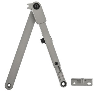 BKS Feststellgestänge zu OTS 536 silbergarbig, K-17923-00-0-1 