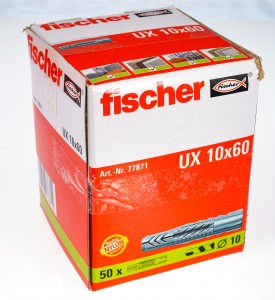 Fischer Universaldübel UX 10x60 Paket a 50 Stück, Art. Nr. 778571 