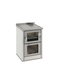 Wamsler Holzherd K 60 2020, 5,5 kw, weiss, RA hinten rechts/links und 