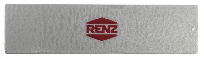RENZ RSA1 Namensschild ALU mit Gravur Keine Werbung und kostenlose