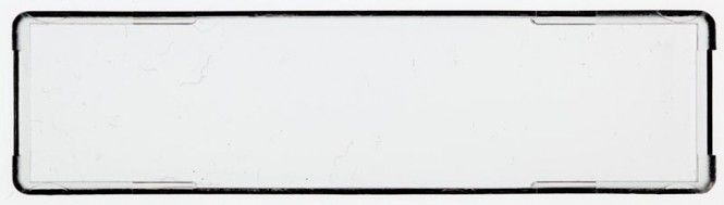 100 Klingeltasterabdeckungen Renz 97-9-82054 mit Einlage 57,2 x 14,4 mm 