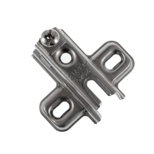 MEPLA Flügelmontageplatte Stärke 4 mm 28 er Schraubabstand, höhenverstellbar, 