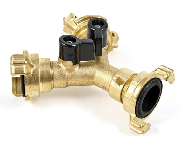 GEKA Zweiwegeventi mit Kugelabsperrven- til, 331C, mit GEKA Ku ...