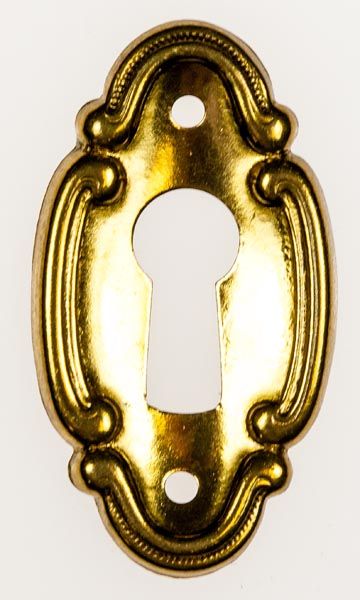 Schlüsselschild messing poliert 1492