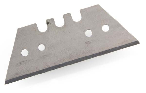 Trapezklinge Länge 52 mm, Breite 18,7mm Dicke 0,65 mm, mit Lochun ...