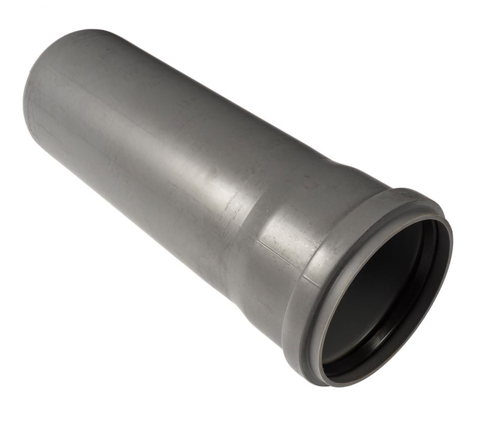 Marley HT Rohre HTEM DN 50, 0,15 mtr. mit Steckmuffe und Lippendic ...