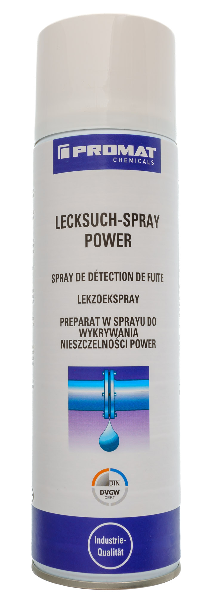 Dose PROMAT Lecksuchspray 400 ml. DIN DVGW zertifiziert für Trink ...