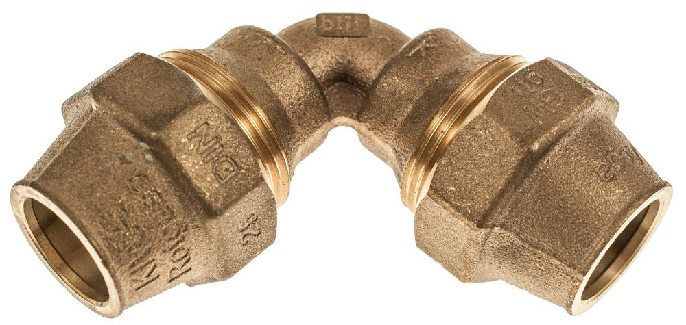 VIEGA Maxiplex Winkelkupplung 9027, 362201, 25x25 mm, 90°, beidse ...