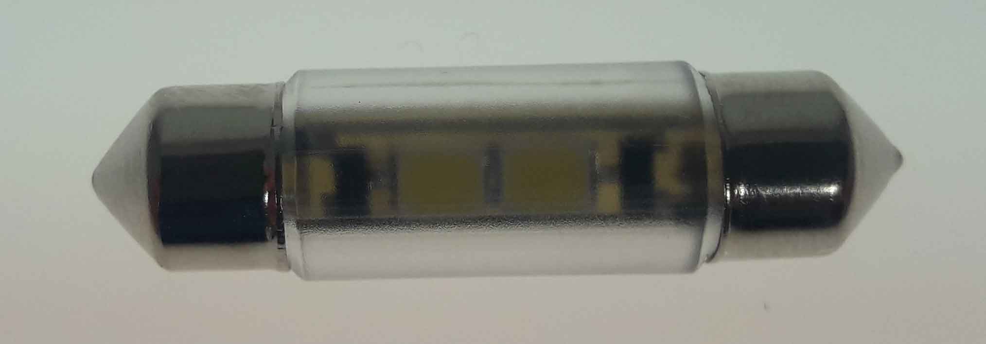LED Soffitte für Beleuchtungshalterung 12V AC/DC, 0,25 W, 8 x 31 ...