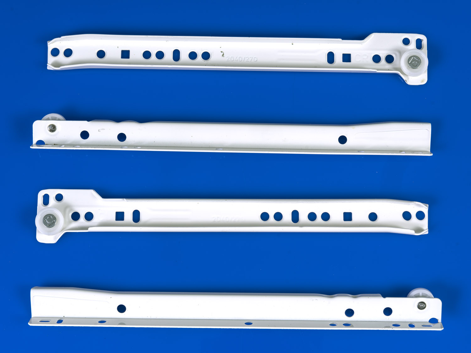 MEPLA Schubladenauszug 2040/270 mm weiß für aufliegende Montage, ...