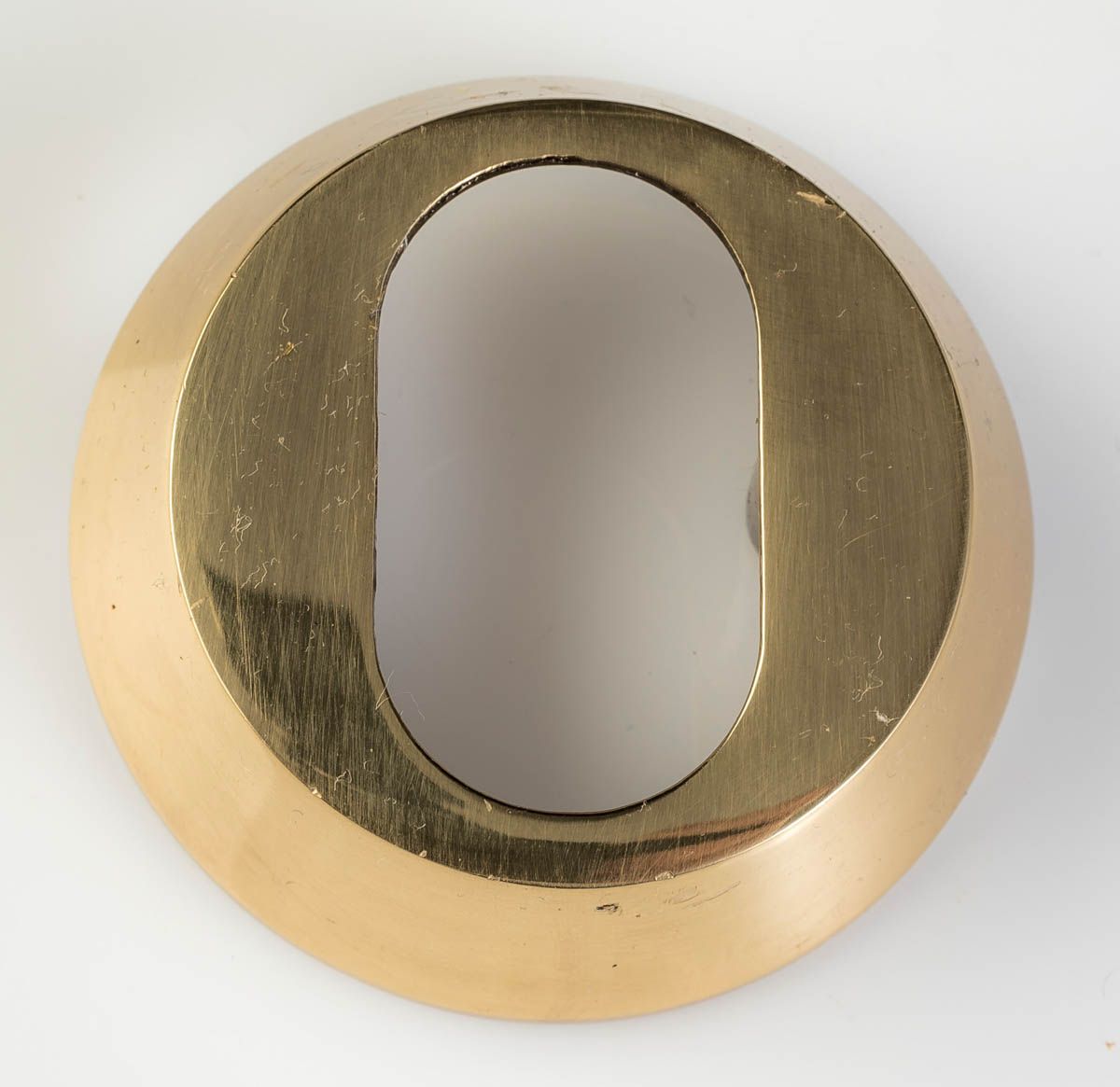 ASSA RUKO Zylinderrosette 412.704 für Ovalzylinder, Werkhöhe 16 ...