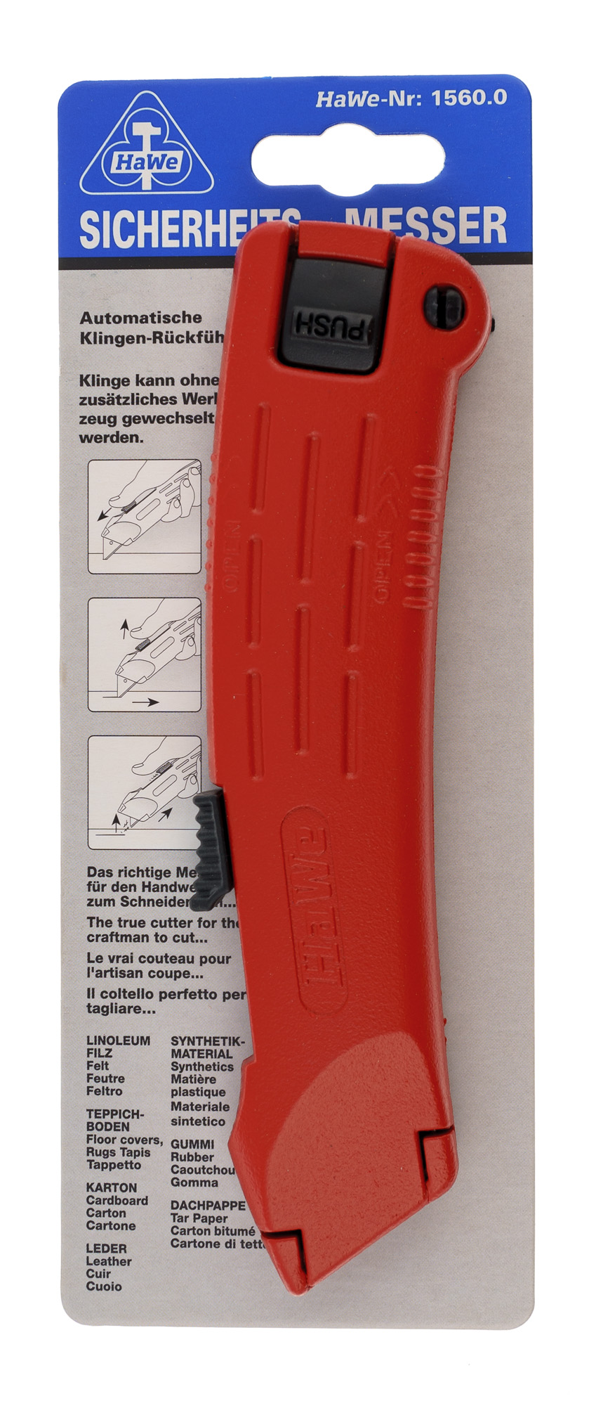 HaWe Universal Automatikmesser 1560.0 mit selbstständiger Klingen ...